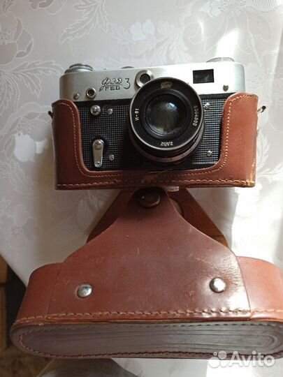 Плёночный фотоаппарат фэд 3 1973г. с документами