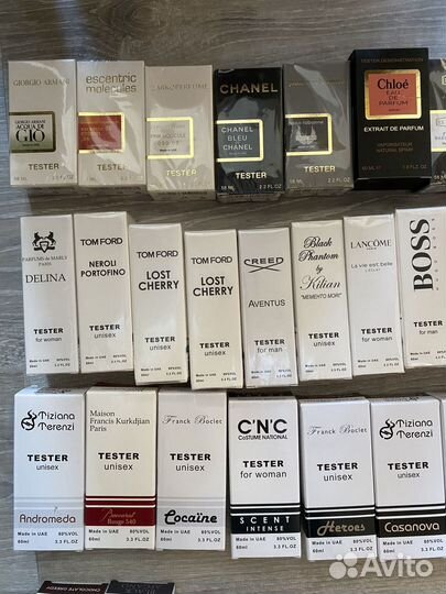 Духи тестер оригинал