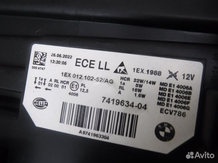 Фара правая на BMW 3