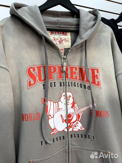 Зип худи True Religion x Supreme