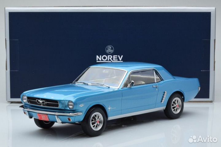 Ford mustang coupe 1965 norev 1/18