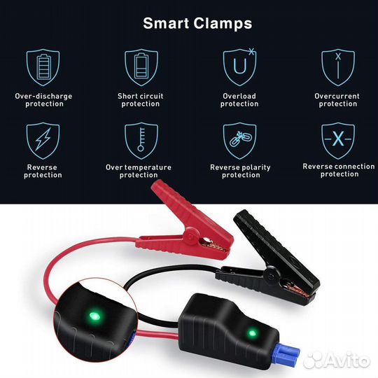 Пусковое зарядное устройство Jump Starter IP68