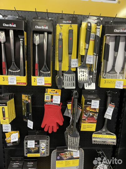 Стальная лопатка для гриля широкая Char Broil