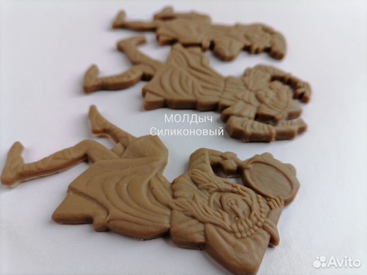 Молд танцоры. Силиконовая форма музыканты