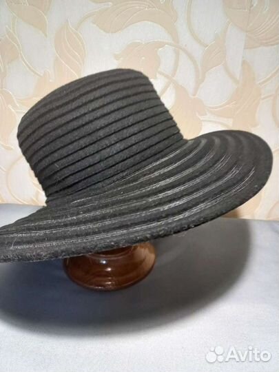 Шляпа женская черная