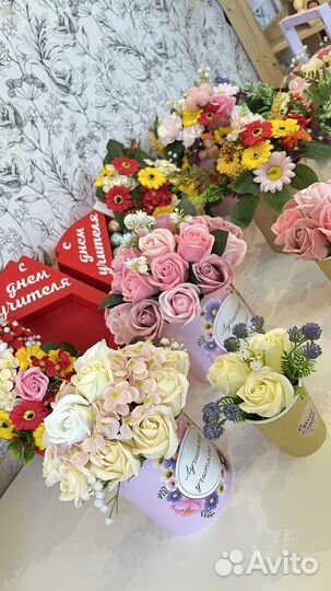 Букет из мыла