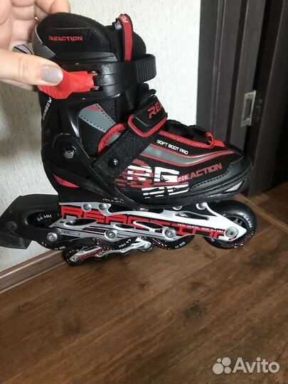 Ролики Reaction Rainbow раздвижные 26 по 31 р