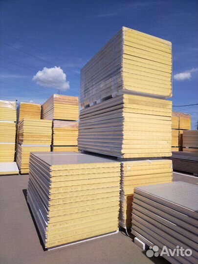Сэндвич панели Стена и Кровля 29000м2 вналичии