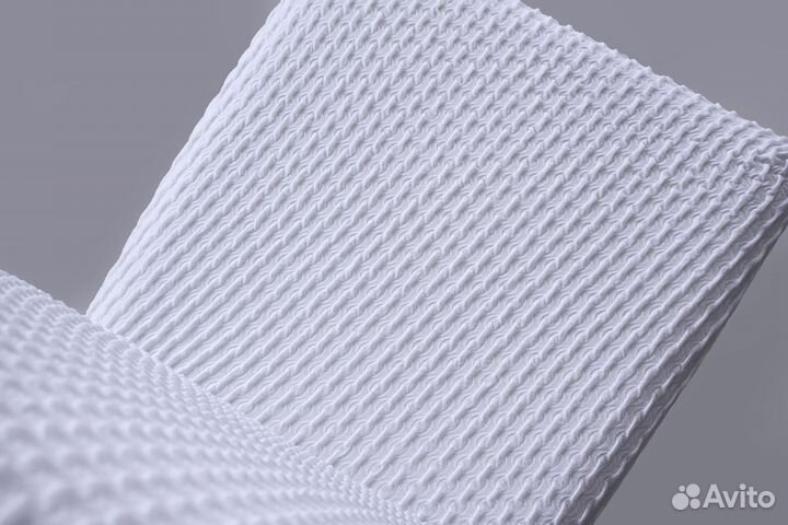 Чехлы на стулья со спинкой на кухню 6 шт, Белый