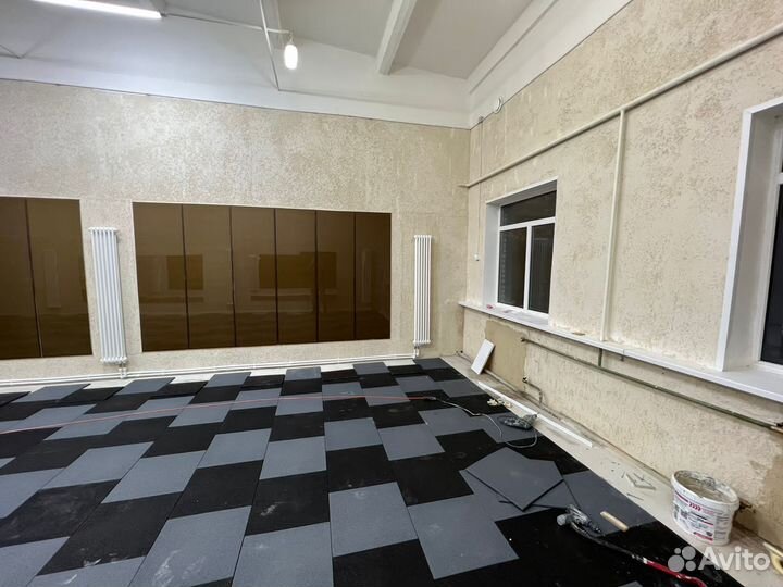 Резиновое покрытие для домашнего спортзала