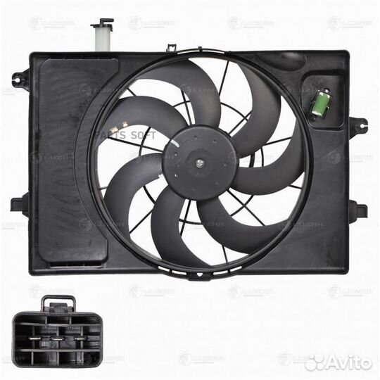 Вентилятор двигателя KIA Seltos (19) /Soul III (19