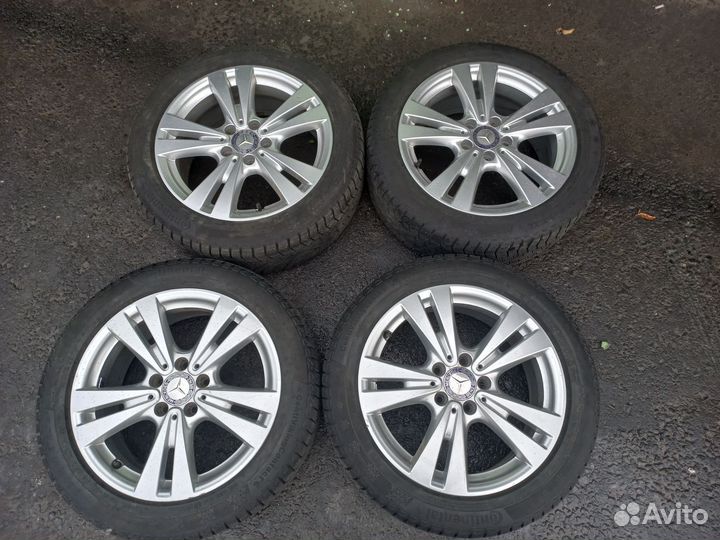 Колеса на mercedes r17 резина континенталь
