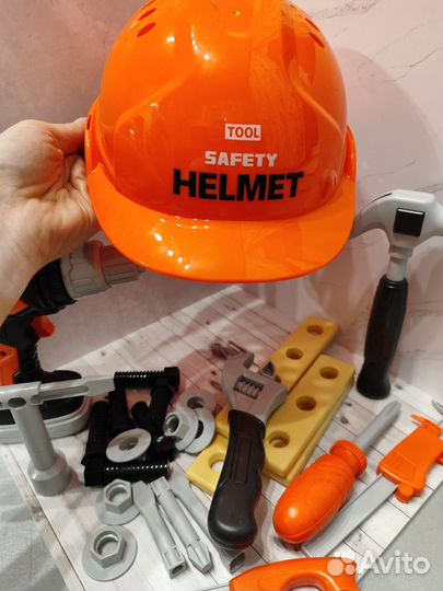 Детский набор строительных инструментов