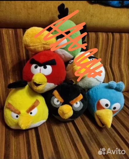 Angry Birds игрушки мягкие