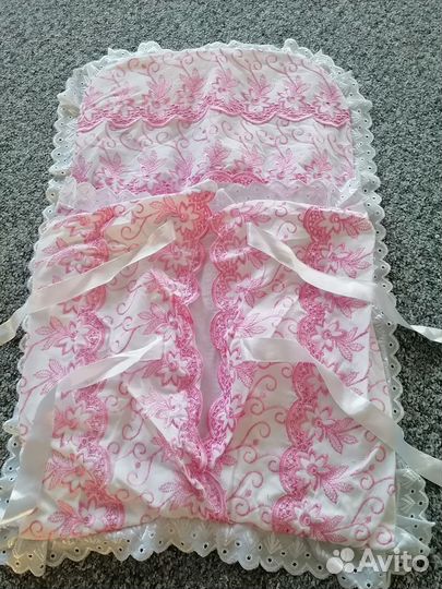 Конверт на выписку для девочки лето