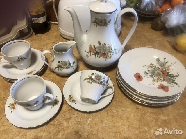 Немецкий кофейно- чайный сервиз