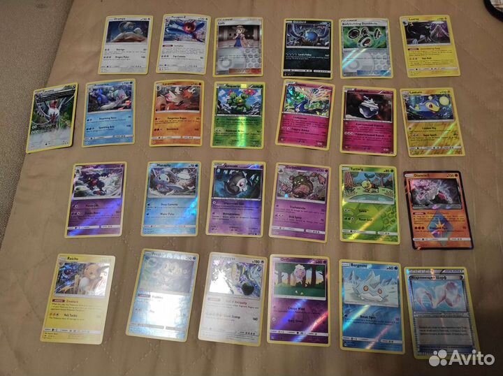 Оригинальные карты покемон холо