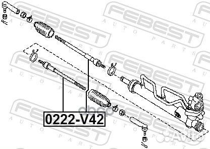 Тяга рулевая nissan quest V42 2003.05-2009.06