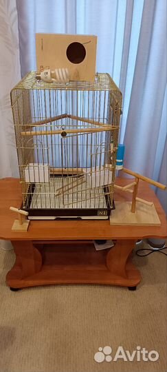 Клетка для среднего попугая бу
