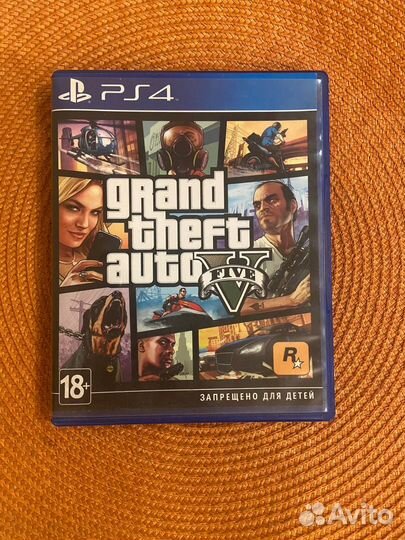 Grand Theft Auto 5 (GTA 5) для PS4 диск