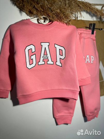 Костюм утепленный детский Gap 92-140 на флисе