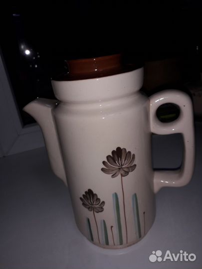 Керамика кофейник-чайник или кувшин времен СССР