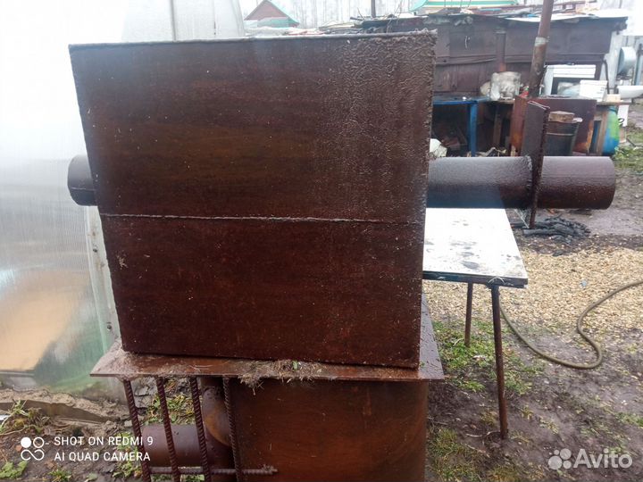 Печь банная с баком