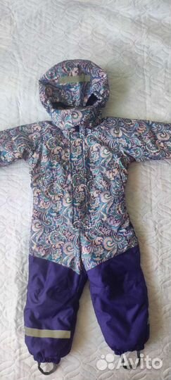 Зимний комбинезон для девочки 86