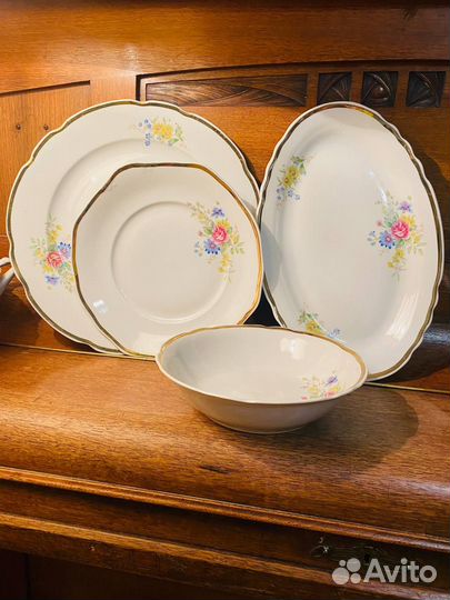 Столовый сервиз Дулево Супница Тарелки