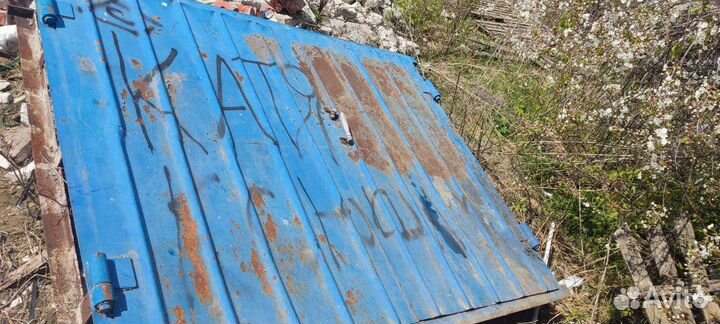Металлические ворота бу