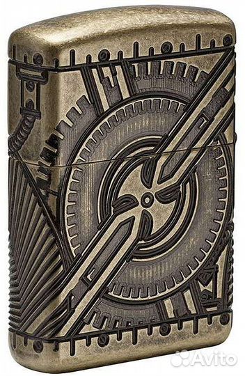 Zippo 29268 Armor Steampunk Skull, новая