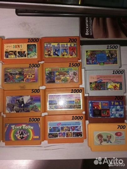 Катриджи dendy (стародел)