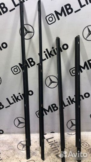 Накладка стекла двери Mercedes-Benz E-Класс W211