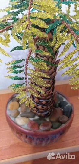 Деревья из бисера