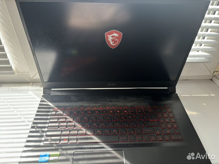 Игровой ноутбук msi katana 17