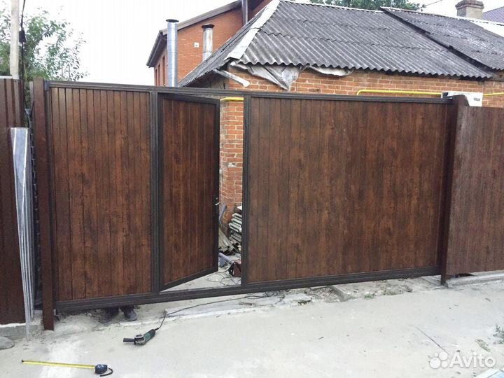 Забор из профнастила