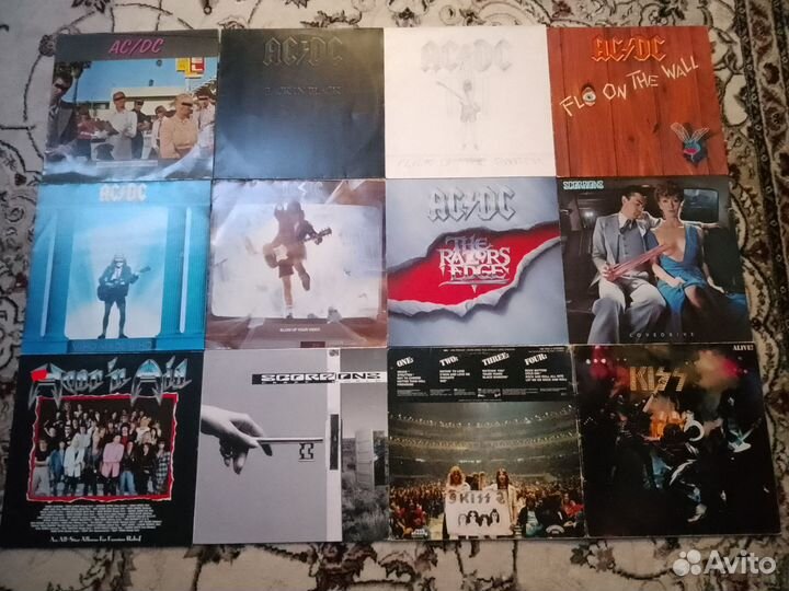 AC/DC, Scorpions, Kiss на виниле LP Оригинал EU