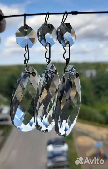 Чешские подвески для хрустальных люстр