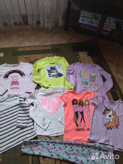 Платья,футб,легинсы 134,128