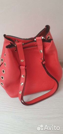 Сумка женская натуральная кожа trussardi