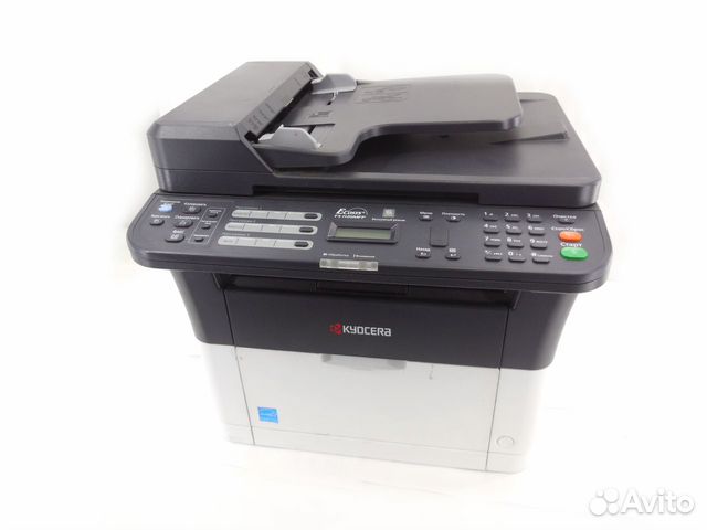 Мфу лазерное kyocera FS-1120MFP, ч/б, A4, черный/б