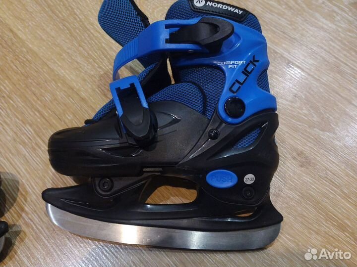 Коньки детские раздвижные 27-30