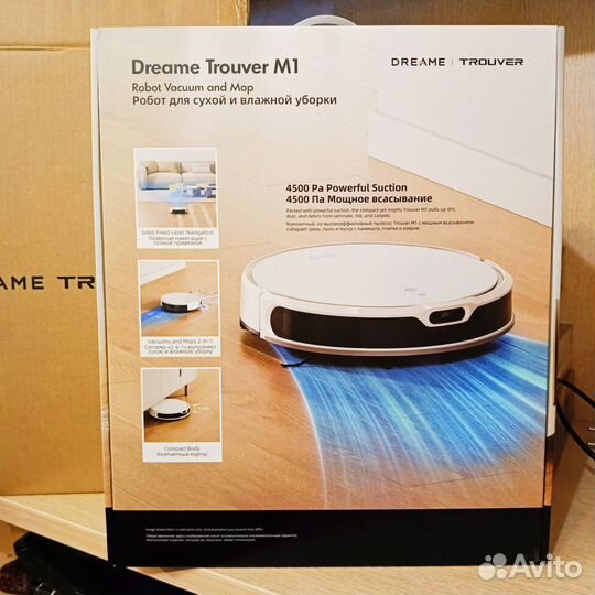 Робот пылесос новый Dreame Trouver M1