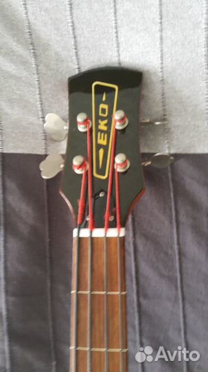Безладовая акустическая бас-гитара EKO, Италия