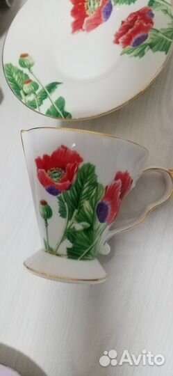 Фарфоровая чайная пара