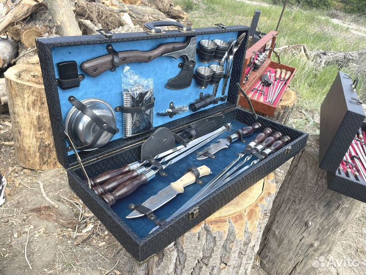 Шашлычный набор в кейсе