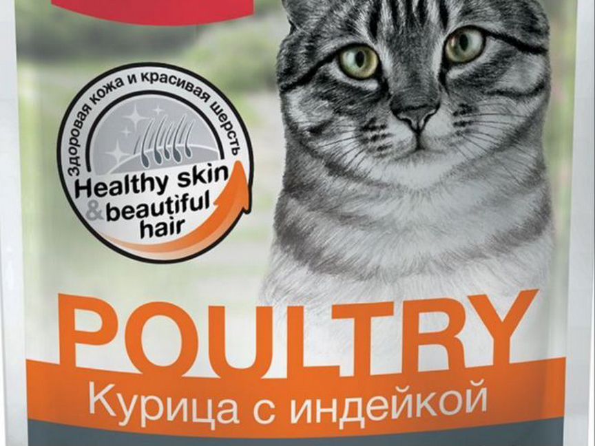 Blitz Cat Adult с курицей и индейкой в желе