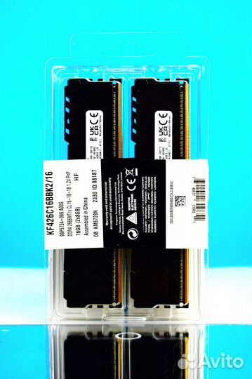 HyperX Fury DDR4 2666 мгц 16 гб