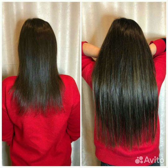 Наращивание волос, микронаращивание (качественное)