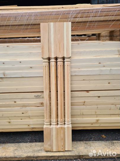 Балясина из массива лиственницы Рим 50х50х900 мм